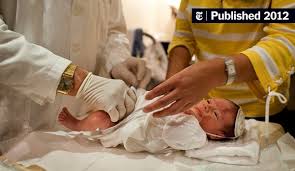 Fill a bath or basin with warm water and salt (epsom salt or regular table salt) to promote healing. Health Board Votes To Regulate Jewish Circumcision Ritual The New York Times