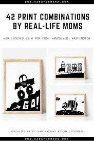 A Down To Earth Combination Of Black And White Nursery Prints Ordered By A Mom From Vancouver Washington Click Through To Cosas De Chicas Imprimibles Chicas