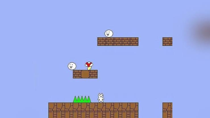 Игровой процесс Syobon Action