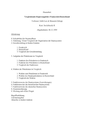 Das bundesverfassungsgericht (bverfg) hat seinen sitz in karlsruhe. Vergleich Der Regierungssysteme Von Frankreich Und Deutschland Grin