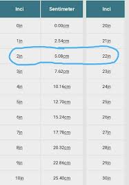 Misalnya saja saat kamu ingin mengukur tinggi badan mu, satuan yang lumrah digunakan yaitu centimeter. Konversikan Dengan Cara 1 Inch Berapa Cm Brainly Co Id