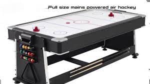 3 In 1 Pool Air Hockey Table Tennis Games Youtube