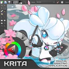 Steam Greenlight Krita Digital Painting Vector artwork digital art krita tutorial krita step tutorials color photo editing software comic page colorful drawings.