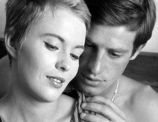 BREATHLESS, 1960, classic French New Wave film, romance crime drama,  Jean-Paul Belmondo, Jean Seberg, Jean-Luc Godard, Raoul Coutard,  trailblazing, groundbreaking movie 1960