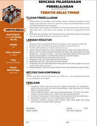 Maybe you would like to learn more about one of these? Rpp Inspiratif Format Satu Lembar Dari Tim Pusat Kemendikbud Info Pendidikan Terbaru