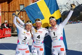 Johanna hagström, 20, vann fristilssprinten i skandinaviska cupen i finland. Kek Stock Johanna Hagstrom Moa Lundgren Frida Karlsson
