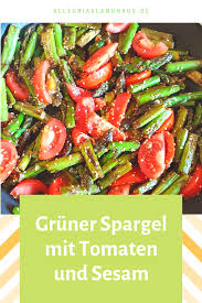 Gruner Spargel Gebraten Ein Rezept Fur Berufstatige Allegrias Landhaus
