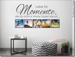 Wandtattoo Fotorahmen Lebe Für Momente