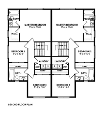 Two or more multilevel buildings are connected to each other and separated by a firewall. Browse Our Duplex House Plans Family Home Plans