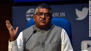 Ravi shankar prasad says no one can dictate terms in india. Feh0y Ukimvcxm