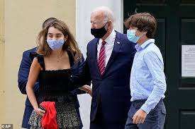 A woman says she was sexually harassed by presumptive democratic party presidential nominee joe biden when she was 14 years old. Joe Biden Attends The Confirmation Ceremony Of His Granddaughter Natalie Daily Mail Online