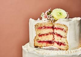 Guests will say, yes! when offered a pretty piece of white cake enhanced with a flavorful raspberry spread 1/4 cup raspberry filling over top of cake inside border. Lemon And Raspberry Wedding Cake Recipe Bon Appetit