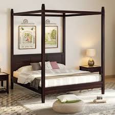 Extreme bedroom makeover | aesthetic bedroom transformation✨. Four Poster Beds Buy Canopy Beds Online At Best Prices In India Urban Ladder