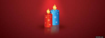 Christmas Holiday Candles Photo Facebook Cover