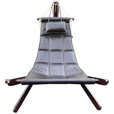 Sculptural Lounge Sling Dominic Michaelis Sail Chair For Moveis Corazza In 2020 Leather Sling Chair Sling Chair Studio Chairs