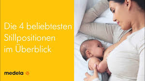Verschiedene Stillpositionen Medela