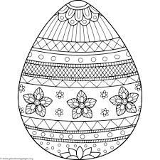Palm sunday is the sunday before easter and is an important part of the easter story, so i definitely wanted to include some coloring pages for it. Flower Decorated Easter Egg Coloring Pages Getcoloringpages Org Malarbocker Paskagg Pyssel Fritids