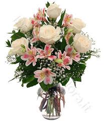 How to ship flowers internationally. Bouquet De Lys Et De Roses Blanches Alstroemeria Delivery Flowers International Bouquet De Lys Roses Blanches Bouquet