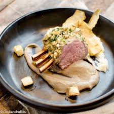 Chouette Petite Battle Culinaire Avec Aeg Et Au Final Un Joli Plat A Refaire Pour Une Soiree De Fetes Agneau En Croute Celeri Rave Et Creme De Champignons S