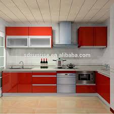 new fashion laminated mdf kitchen