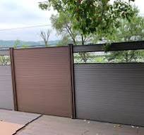 Garten gitter WPC Holzzaun wasserdichte Landschaft Holz ...