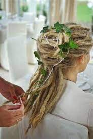 Bohemian Bride S Hairstyle Bride Hairstyles Hair Styles Beautiful Dreadlocks