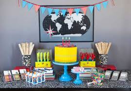 This batman table decorating kit comes with shiny, blue fringed foil centerpiece featuring batman in his crime fighting pose. 22 Creative Back To School Party Decorations And Table Centerpieces