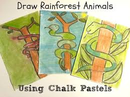 It's been a delight to have art breaks most days, and enjoy this lovely medium. Rainforest Animals With Chalk Pastel Drawings