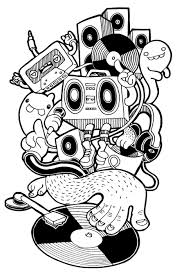 Color In Music Graffiti Characters Doodle Art Designs Doodle Drawings