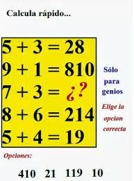 Animamos a los visitantes de este sitio que intenten resolver cada uno de los ejercicios sin la ayuda de papel y lápiz, y que intenten no mirar las pistas, ni mucho menos las respuestas. 11 Ideas De Para Pensar Juegos Mentales Imagenes Acertijos Matematicos Acertijos Mentales