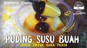 Resep sup pangsit ikan yang sedap banget. Cara Membuat Puding Susu Buah Inspirasi Menu Takjil Buka Puasa Ramadhan Yang Praktis Dan Mudah Tribunnews Com Mobile