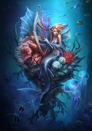 Sumgar mermaid wall art bathroom blue ocean pictures coastal teal fish canvas paintings turquoise fantasy prints aqua nautical artwork nursery decor daughter bedroom gifts,12x16 inch 4.7 out of 5 stars 192 Home Wall Decor Fantasy Art Mermaid Oil Painting Picture Printed On Canvas Ebay