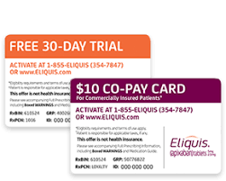 All you pay is a set service fee of $50 for each medication per month. Physician And Staff Resources Rx Eliquis Apixaban