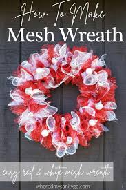This easy diy valentine dollar tree wreath is cheap to make and looks amazing. How To Make A Mesh Wreath Diy Dollar Tree Wreath Tutorial