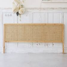 Tete De Lit En Rotin Cannee 160 Adele Rattan Headboard Headboards For Beds Rattan Bed