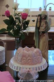 Blessed Mother Birthday Cake For Mother Mary Pin On Feast Ideas