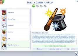Just like this familiar, these mods are on fire! Mod The Sims Magic Dueling Career