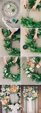 Diy Wedding Wreath Once Wed Diydecorhome Diydecorbedroom Diydecor Homedecorideas Di Diy Wedding Wreath Homemade Wedding Decorations Wedding Door Wreaths