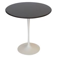 Eero Saarinen For Knoll Round Oak Top Side Table Signed Usa 1970 S Dengan Gambar