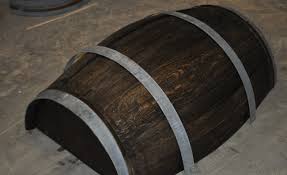 The base of the table is finished. How To Build A Whiskey Barrel Coffee Table