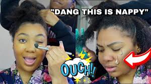 DOING MY SISTER HAIR WHILE SHE DO HER MAKEUP ‼️