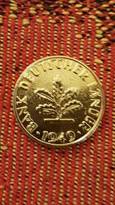 The wording means bank of the german states. Frage Zu 10 Pfennig 1949 F Bdl Deutsches Munzenforum