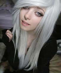 See more ideas about emo, cute emo, emo scene hair. Cute Emo Girl With White Hair Novocom Top