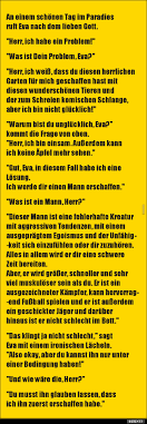 Eine sorgfältig gepflegte kollektion der besten schönen sprüche: An Einem Schonen Tag Im Paradies Ruft Eva Nach Dem Lieben Lustige Bilder Spruche Witze Echt Lustig