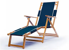 Amazon Com Wood And Canvas Beach Chair Beach Lounge Chair Wooden Beach Chairs Beach Chairs