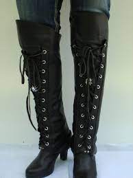 Amazon Com Half Chap Gaiter Laceup Clothing Boots Leather Lace Up Boots Half Chaps