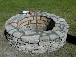 How To Build A Stone Fire Pit Stone Fire Pit Backyard Fire How To Build A Fire Pit