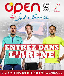 Il était l'attraction de cette première journée à l'open sud de france et il a tenu son statut de favori. Open Sud De France Montpellier Mediterranee Metropole