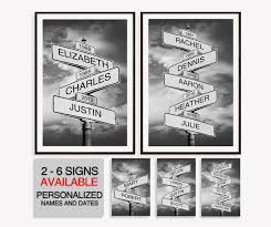 We can also assist you with creating custom historical street signs. Personalized Family Sign Custom Gift From Realtor Street Etsy Personalized Signs Family Sign Printing Personalized Family