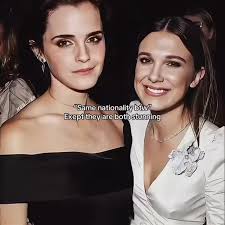 MY QUEENS did you guys like the stranger things 5 finale btw?? IM OBSESSED  TBH just so sad to say them good bye forever 🥹, #harrypotter  #hermionegranger #emmawatson #milliebobbybrown #strangerthings
